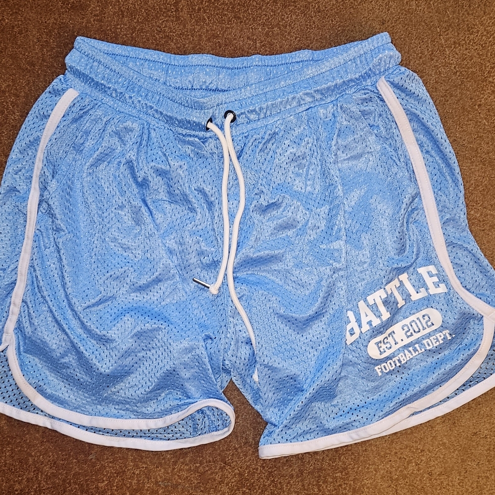 Battle Sports Men's Blue Athletic Shorts